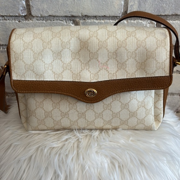 Vintage GUCCI Monogram Crossbody Bag - Picture 13 of 13